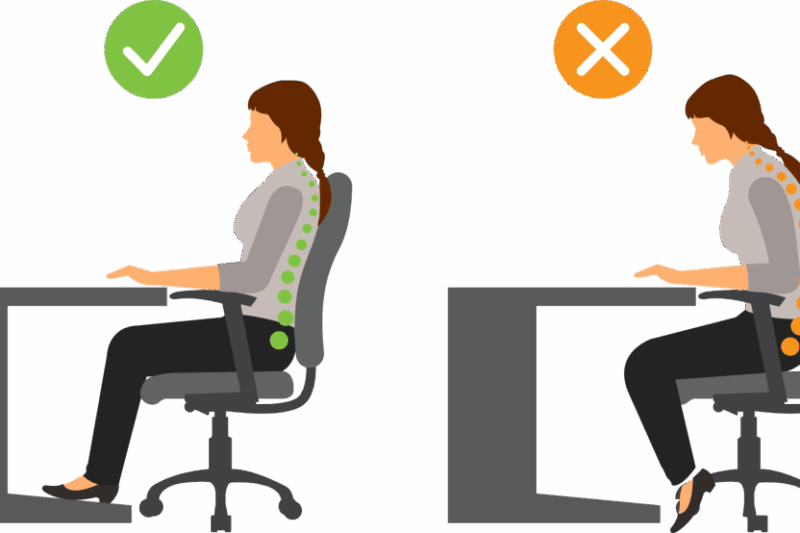 Spinal Health: The Correct Posture for Sitting at Your Desk